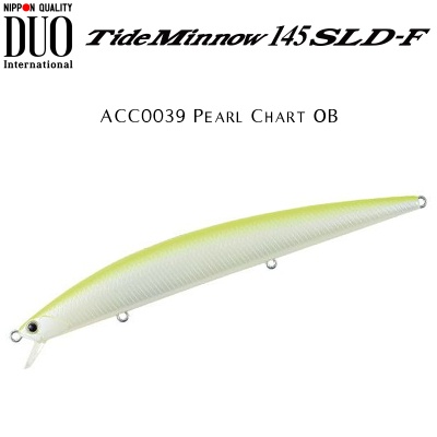  DUO Tide Minnow 145 SLD-F | ACC0039 Pearl Chart OB