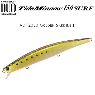 DUO Tide Minnow 150 SURF | ADTZ030 Golden Sardine II