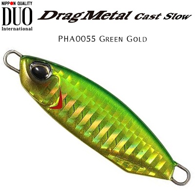 DUO Drag Metal CAST Slow Jig | PHA0055 Green Gold