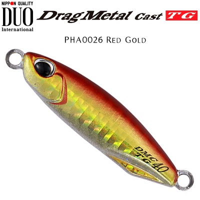 DUO Drag Metal CAST TG | PHA0026 Red Gold