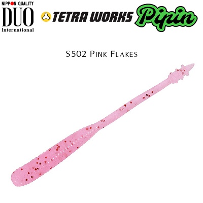 DUO Tetra Works Pipin 4.5cm Soft Bait | S502 Pink Flakes