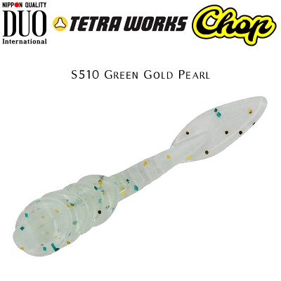 DUO Tetra Works Chop 3.5cm | S510 Green Gold Pearl