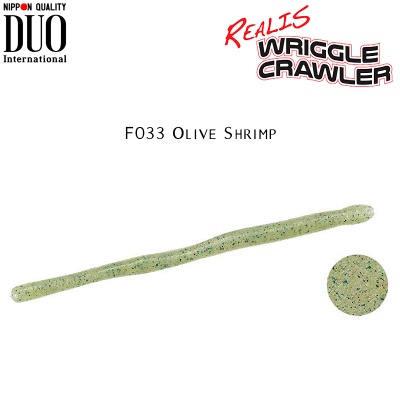 DUO Realis Wriggle Crawler | F033 Olive Shrimp