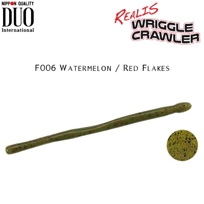 DUO Realis Wriggle Crawler | F006 Watermelon / Red Flakes