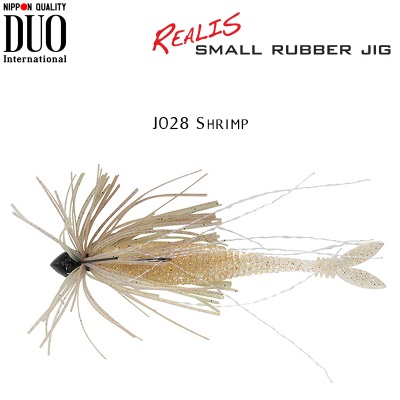 DUO Realis Small Rubber Jig | J028 Shrimp