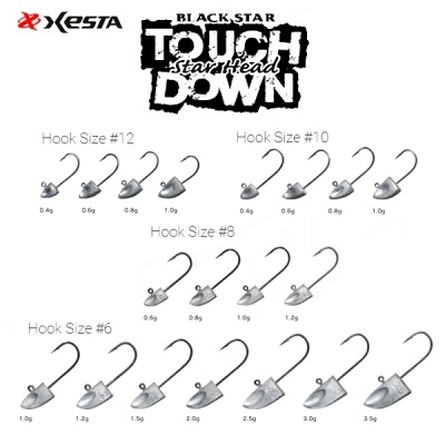 Xesta Black Star Head Touch Down | Размери