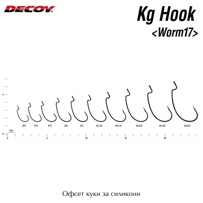 Decoy KG Hook Worm 17 | Sizes