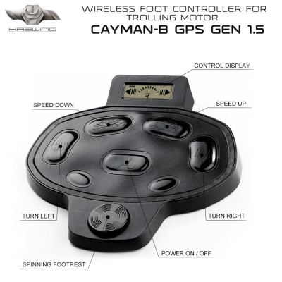 Foot Control WIRELESS Pedal for Haswing Cayman-B GPS  Gen 1.5 trolling motor