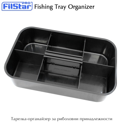 Filstar Fishing Tray Organizer with Dividers and Handle