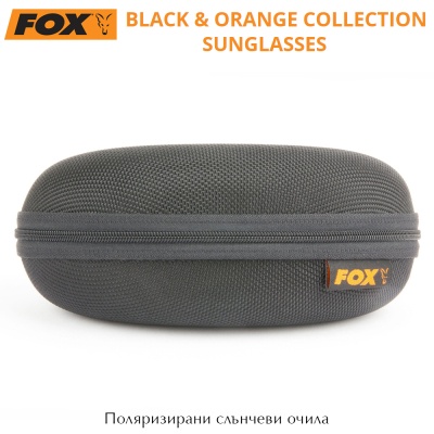 Fox Collection Black & Orange Sunglasses | Size Chart