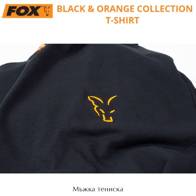 Fox Collection Black/Orange T-Shirt