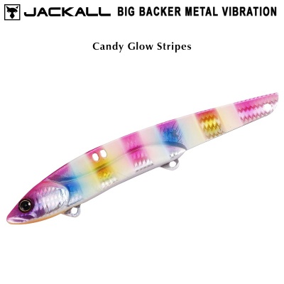 Jackall Big Backer 80 Metal Vibration | Candy Glow Stripes