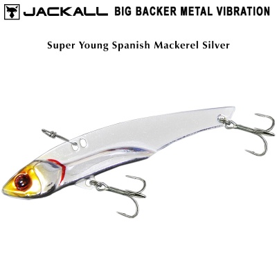 Jackall Big Backer 80 Metal Vibration | Super Young Spanish Mackerel Silver