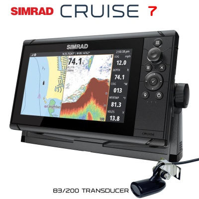 Simrad Cruise 7 | Картограф-Сонар със сонда 83/200 kHz