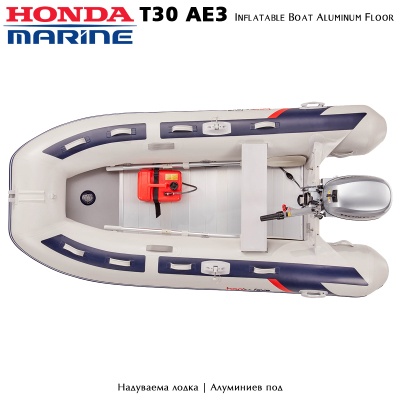 Honda T30-AE3 | Inflatable boat with aluminum floor