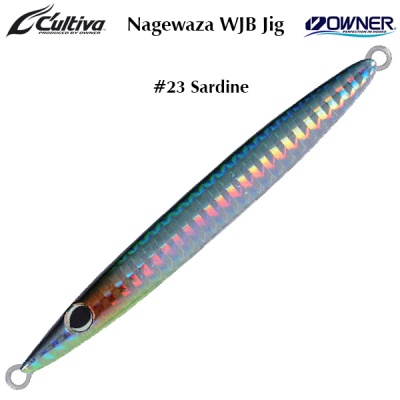 Owner Cultiva Nagewaza WJB Jig #23 Sardine