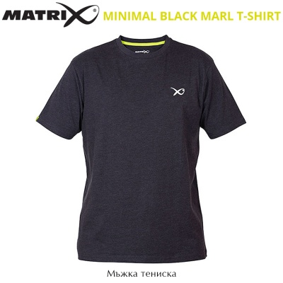 Футболка Matrix Minimal Black Marl | Футболка