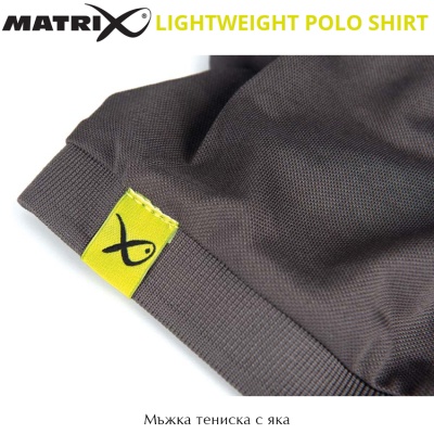 Легкая рубашка поло Matrix | футболка с воротником