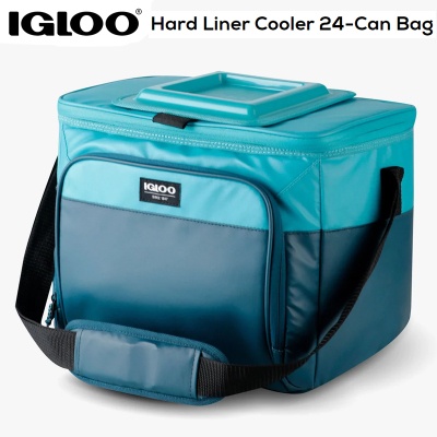 Igloo Hard Liner Cooler 24-Can Bag | Blue / Navy