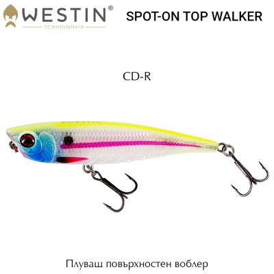 Воблер Westin Spot-On Top Walker 10cm | CD-R