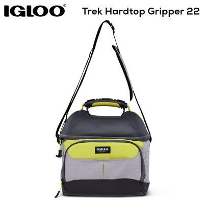 Хладилна чанта Igloo Playmate Hard Top Gripper 22-Can Trek Cooler | Gray/Green
