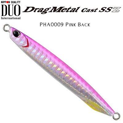 DUO Drag Metal CAST SSZ | PHA0009 Pink Back