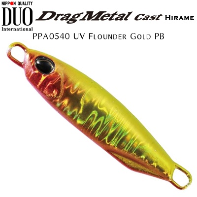 DUO Drag Metal CAST 20g Hirame | PPA0540 UV Flounder Gold PB