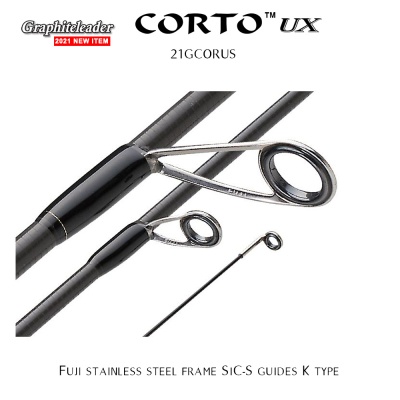 Graphiteleader Corto UX 21GCORUS | Fuji SiC-S guides К-type stainless steel frame