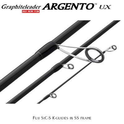 Graphiteleader Argento UX 21GARGUS | Fuji SiC-S guides К-type stainless steel frame