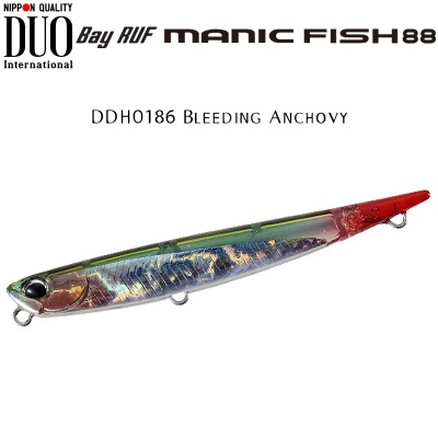 DUO Bay Ruf Manic Fish 88 | DDH0186 Bleeding Anchovy