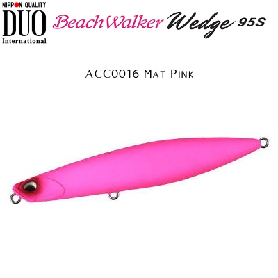 DUO Beach Walker Wedge 95S | ACC0016 Mat Pink