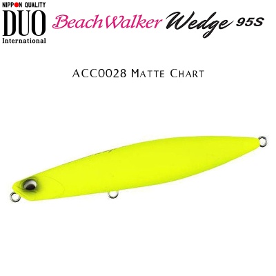 DUO Beach Walker Wedge 95S | ACC0028 Matte Chart