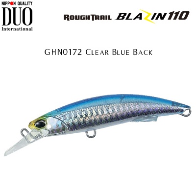 DUO Rough Trail Blazin 110 | GHN0172 Clear Blue Back