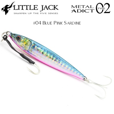 Little Jack Metal Adict Type-02 | #04 Blue Pink Sardine