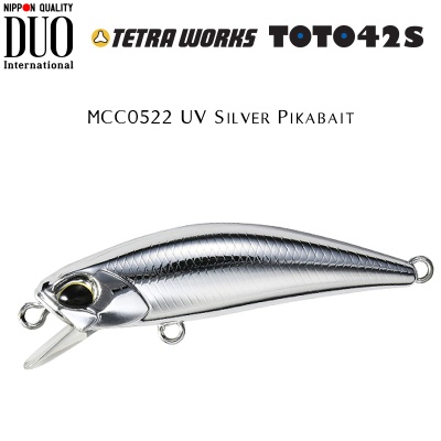 DUO Tetra Works Toto 42S | MCC0522 UV Silver Pikabait