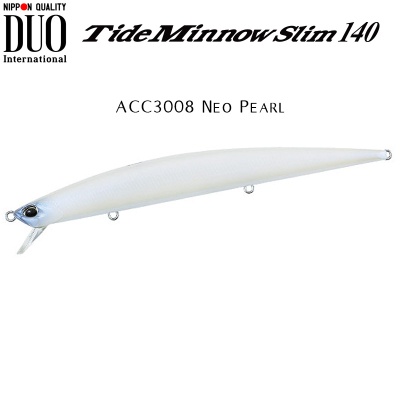 DUO Tide Minnow Slim 140 | ACC3008 Neo Pearl