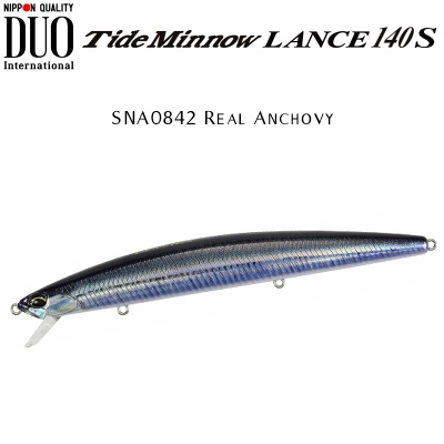 DUO Tide Minnow Lance 140S | SNA0842 Real Anchovy