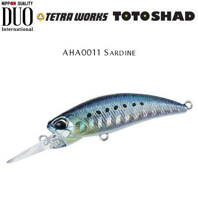 DUO Tetra Works Toto Shad 48S | AHA0011 Sardine