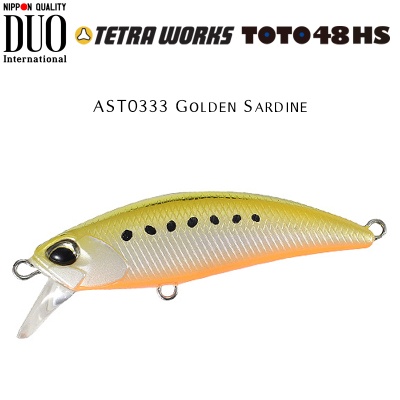DUO Tetra Works Toto 48HS | AST0333 Golden Sardine