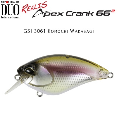DUO Realis Apex Crank 66 Squared | GSH3061 Komochi Wakasagi