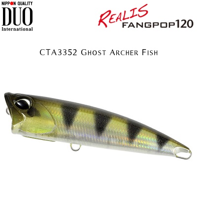 DUO Realis Fangpop 120 | CTA3352 Ghost Archer Fish