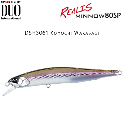 DUO Realis Minnow 80SP | DSH3061 Komochi Wakasagi