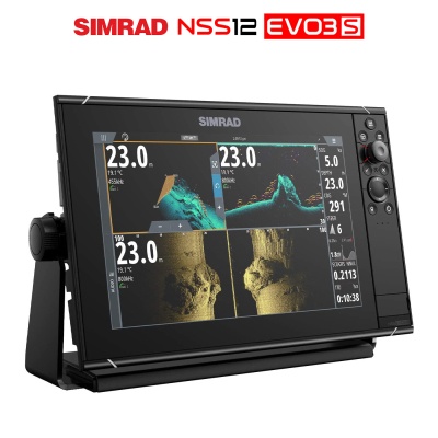 Simrad NSS12 Evo3S | DownScan/SideScan page
