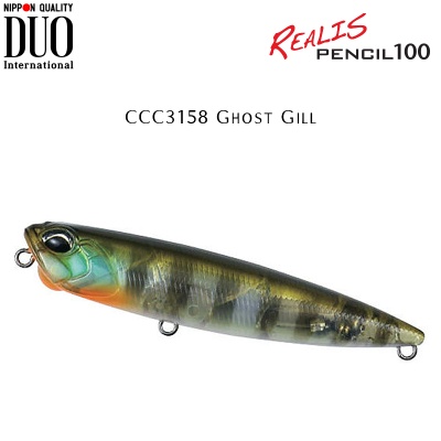DUO Realis Pencil 100 | CCC3158 Ghost Gill