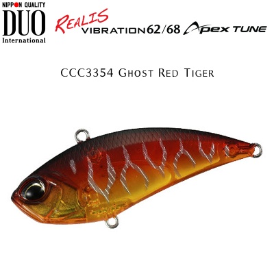 DUO Realis Vibration 62/68 Apex Tune | CCC3354 Ghost Red Tiger