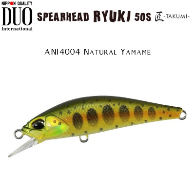 DUO Spearhead Ryuki 50S Takumi | ANI4004 Natural Yamame