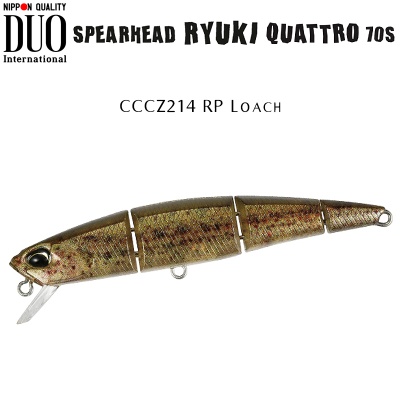 DUO Spearhead Ryuki Quattro 70S | CCCZ214 RP Loach
