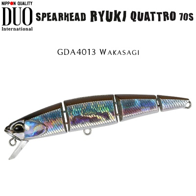 DUO Spearhead Ryuki Quattro 70S | GDA4013 Wakasagi