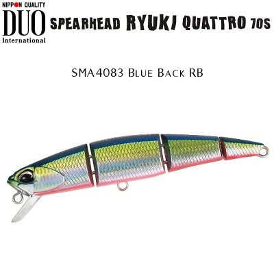 DUO Spearhead Ryuki Quattro 70S | SMA4083 Blue Back RB
