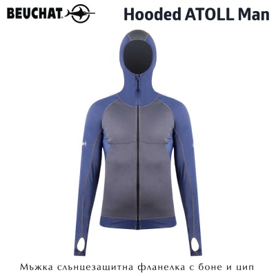 Beuchat Hooded ATOLL Man | Snorkeling UV Protection | Neoprene + Elastane